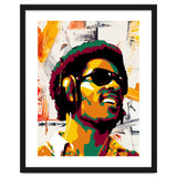 Stevie Wonder Colorful Abstract Retro Art thumbnail