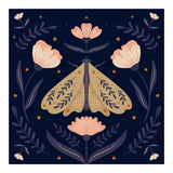 Moth And Flowers  (Print Only) thumbnail
