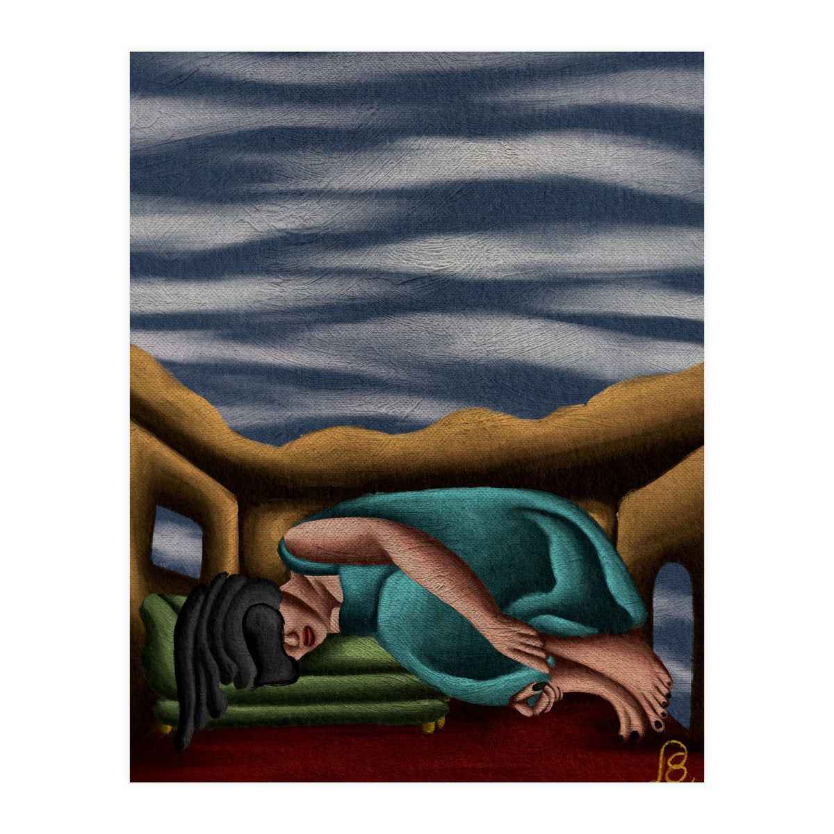 "Still Big, Still Heavy" (oil painting version) (Print Only)