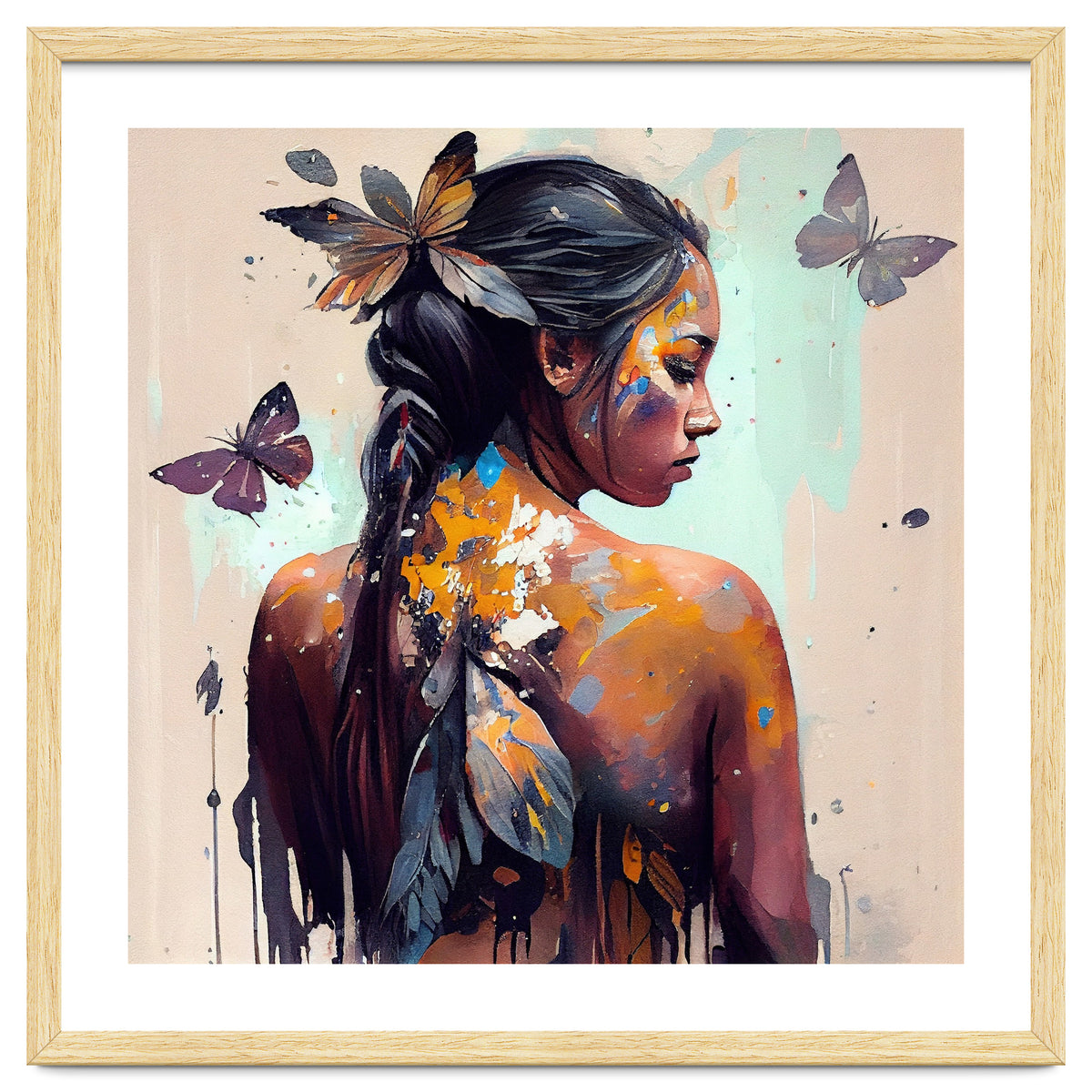 Powerful Butterfly Woman Body #2