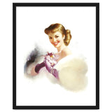 Beautiful Smiling Lady In White thumbnail