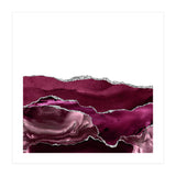 Burgundy & Silver Agate Texture 11  (Print Only) thumbnail