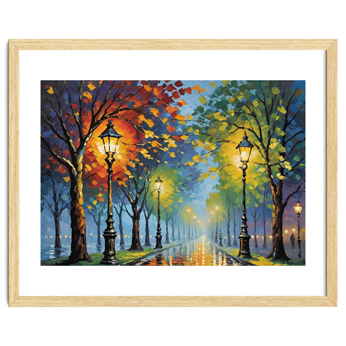 Rainy Abstract Art Nature