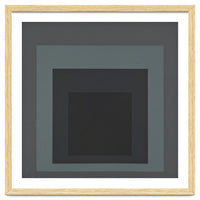 JOSEF ALBERS - HOMAGE TO THE SQUARE BLACK GREY