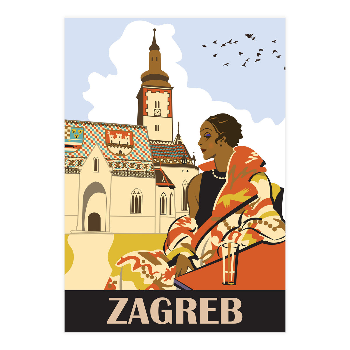 Zagreb, Croatia (Print Only)