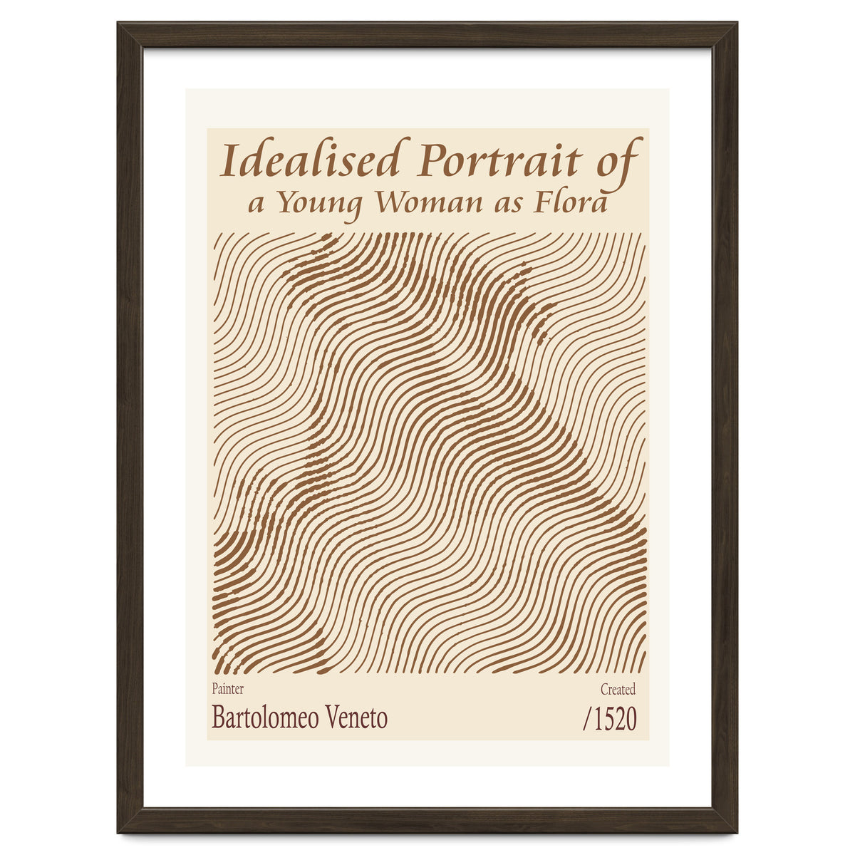 Idealised Portrait Of A Young Woman As Flora – Bartolomeo Veneto (1520)