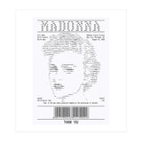 Receipt Art Madonna (Print Only) thumbnail