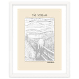 The Scream – Edvard Munch (ascii art) thumbnail