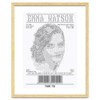 Receipt Art Emma Watson