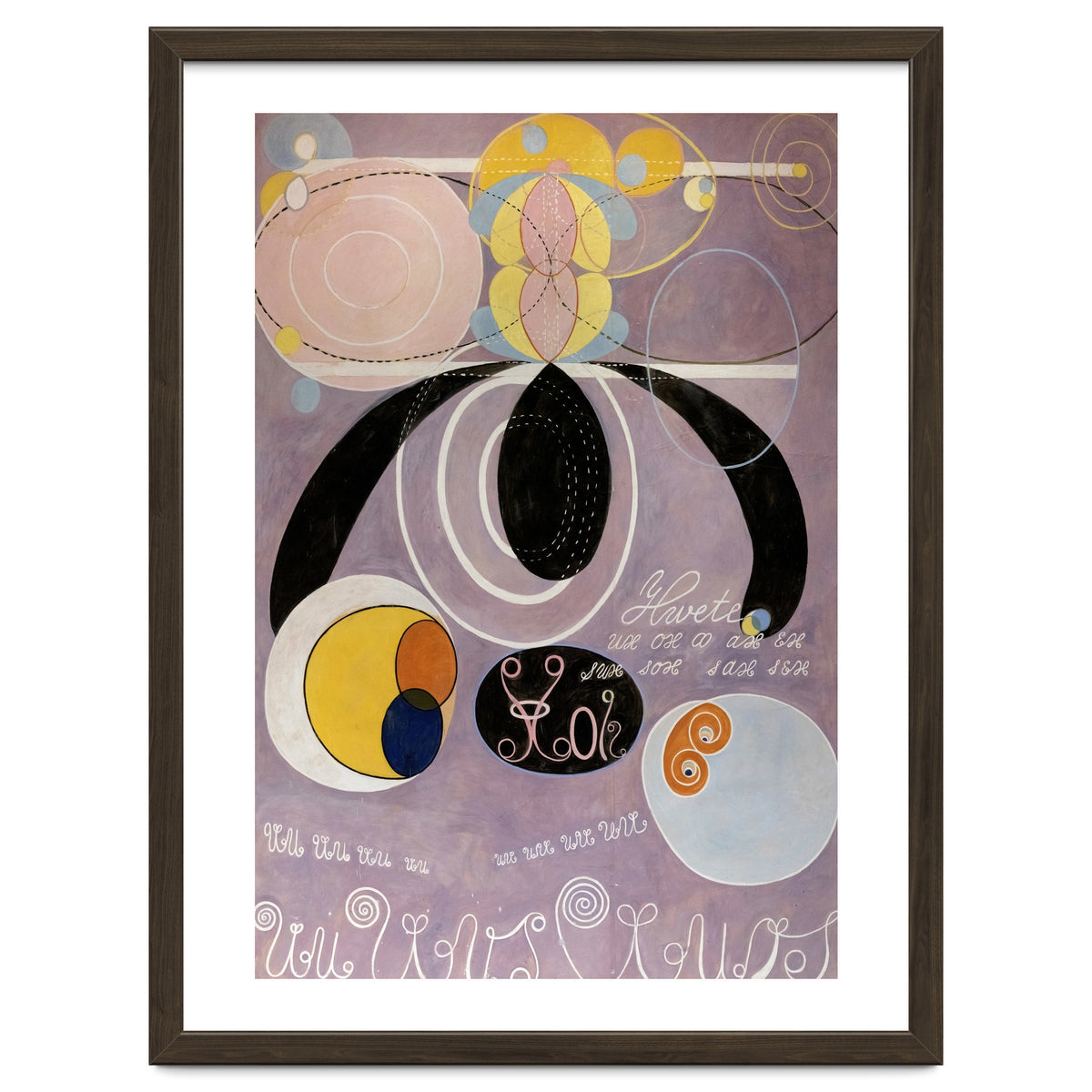 Hilma af Klint The - Ten Largest No 6 Adulthood Abstract Spiritual Art