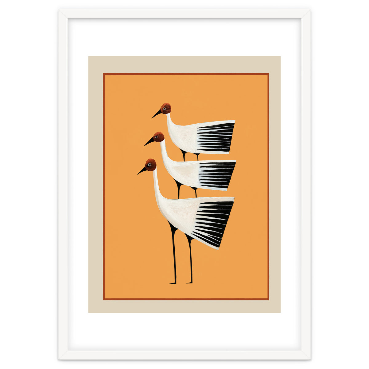 Striped Bird Trio II