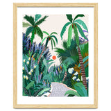 The Urban Jungle Route, Botanical Tropical Nature Plants, Forest Bohemian Eclectic Trees, Exotic Garden Palm Travel Boho thumbnail