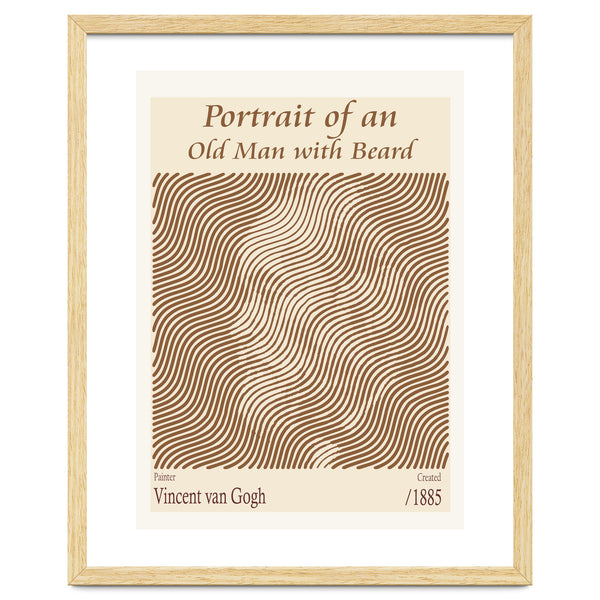 Portrait Of An Old Man With Beard – Vincent Van Gogh (1885)