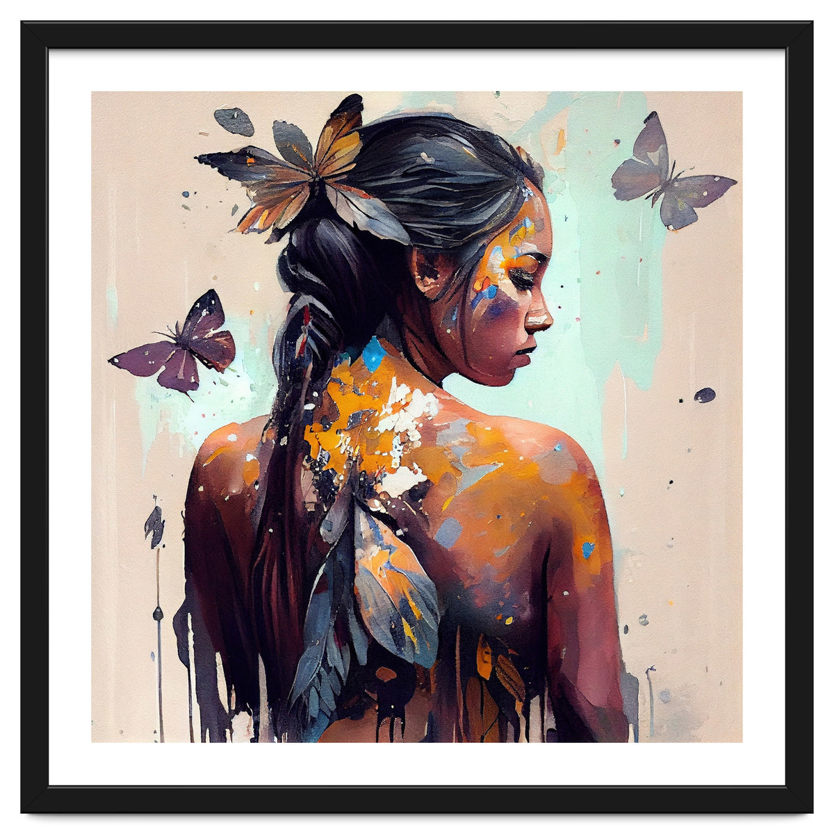 Powerful Butterfly Woman Body #2