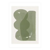 GREEN WATERCOLOR SHAPES NO.1  (Print Only) thumbnail