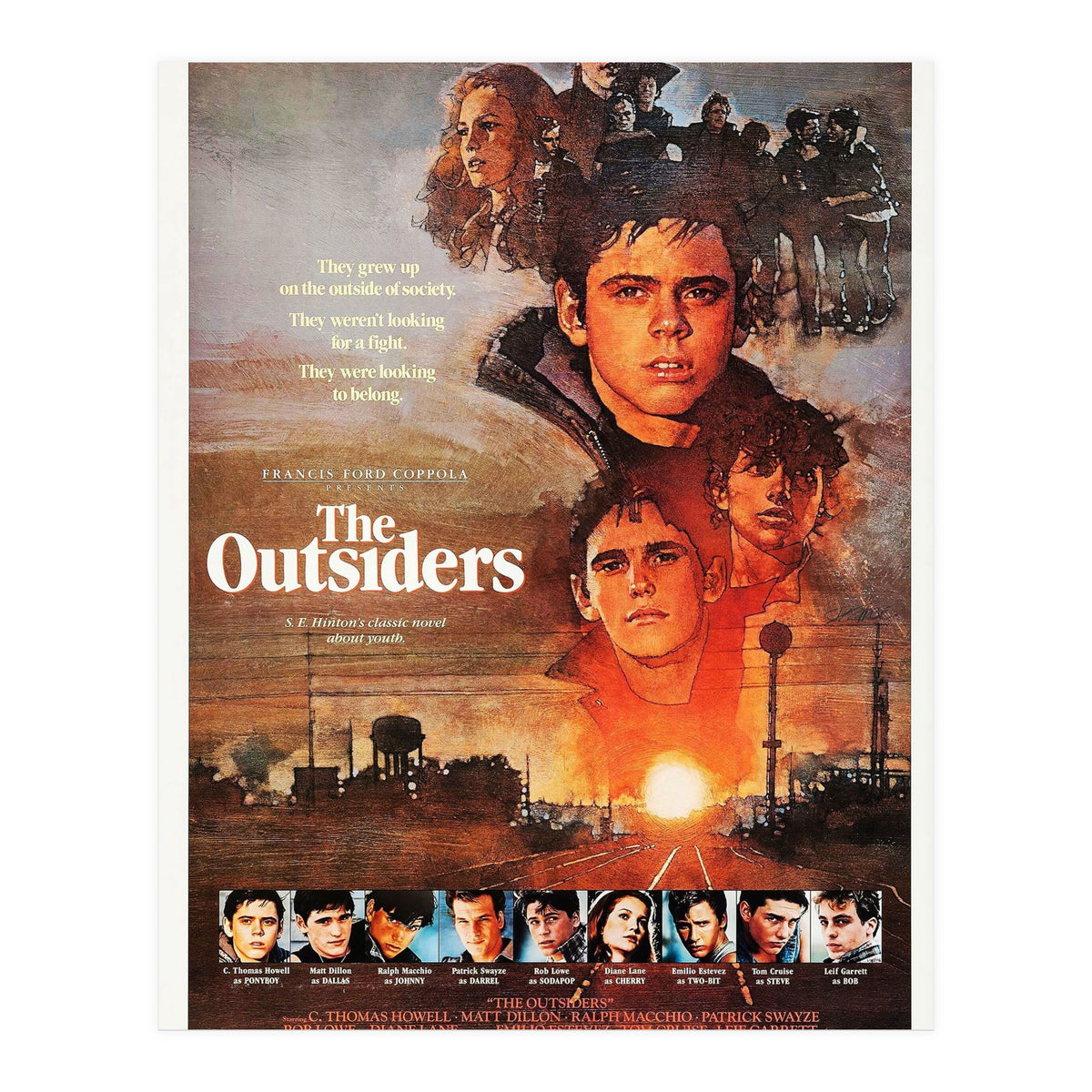 THE OUTSIDERS (1983), directed by FRANCIS FORD COPPOLA. (Print Only)