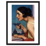 THE WOMAN OF THE GUN 1925-POSTER FOR THE SPANISH UNION OF EXPLOSIVES. thumbnail