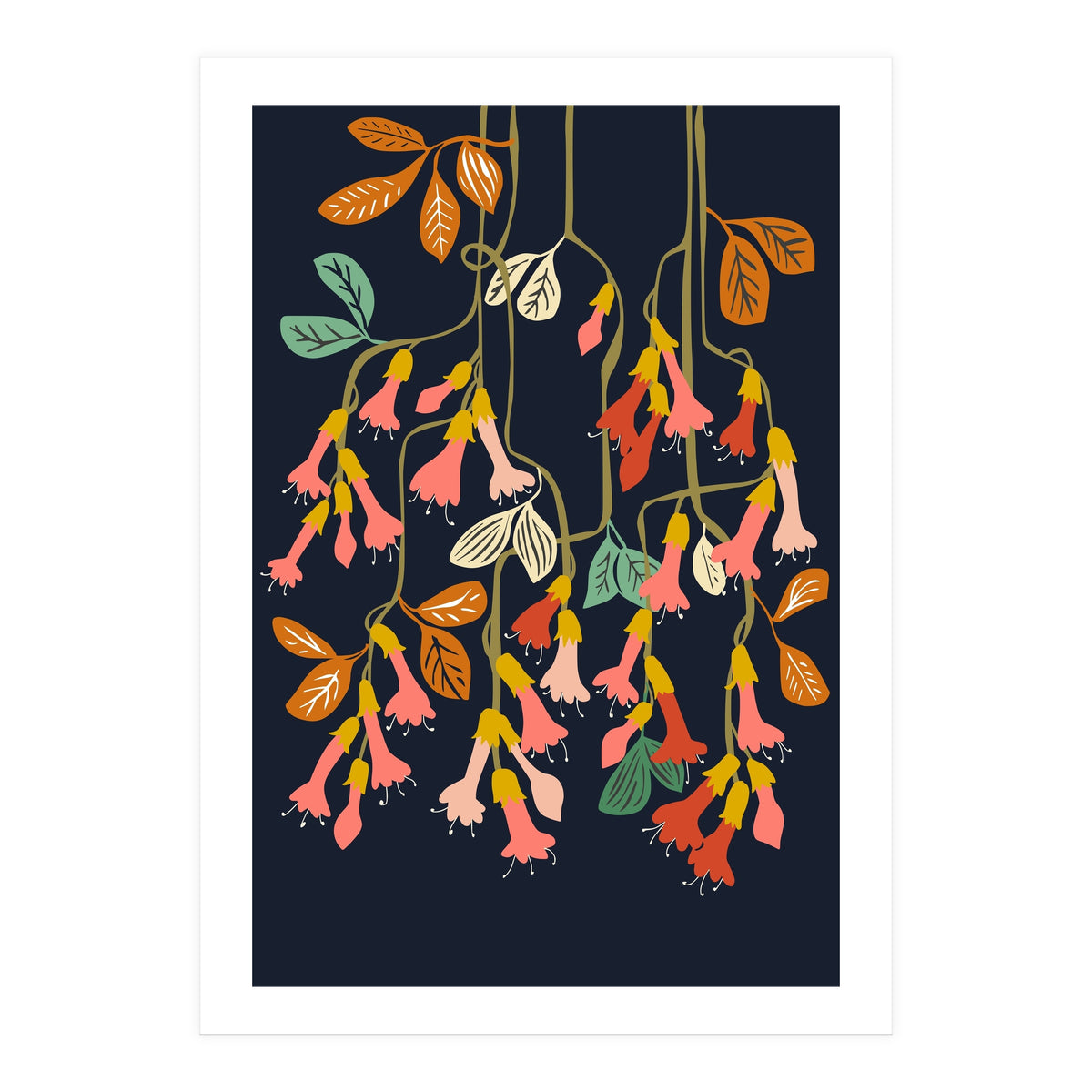 Fuchsia Flower affection (Print Only)