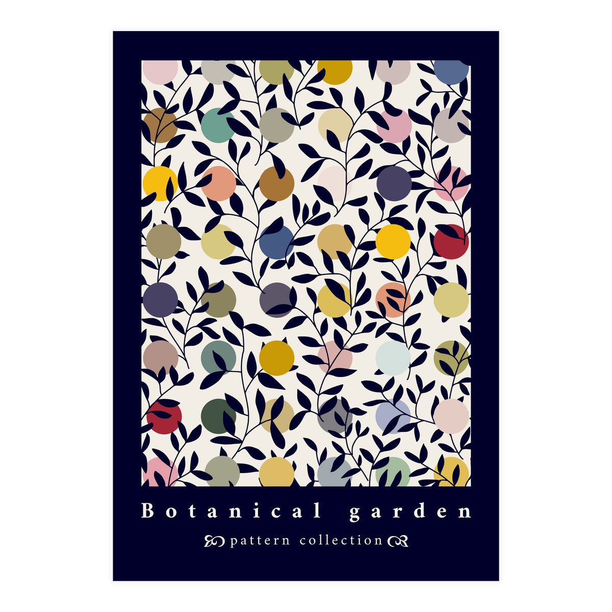 expectant iteration botanical garden pattern (Print Only)