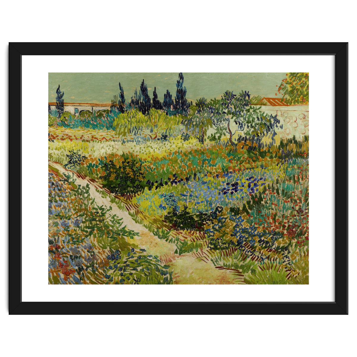 Vincent van Gogh – Garden at Arles | Vibrant Post-Impressionist Wall Art