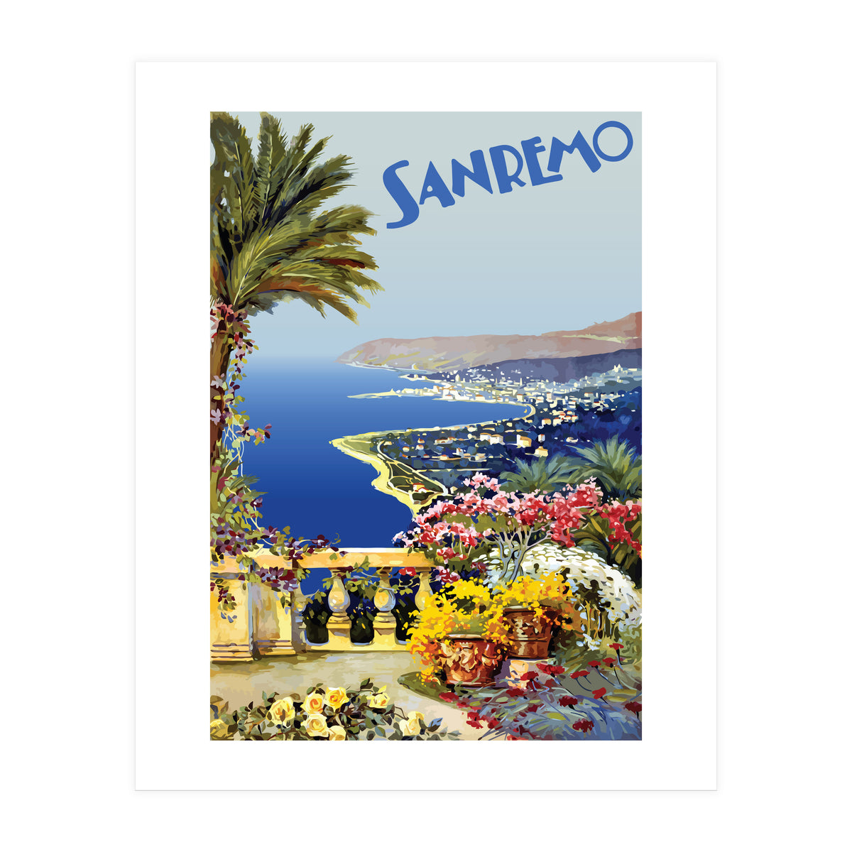 Sanremo Riviera, Italy (Print Only)