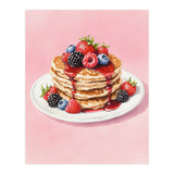 Berry Pancakes – Watercolor Breakfast Food (Print Only) thumbnail