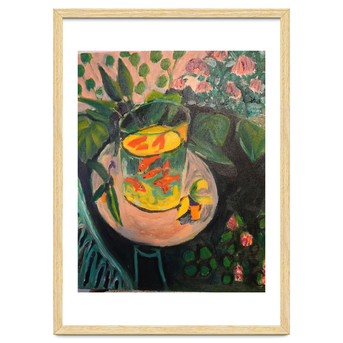 Still Life Fishes Oil Painting