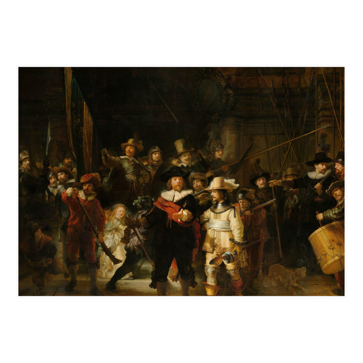 Rembrandt – The Night Watch (1642) | Iconic Baroque Masterpiece (Print Only)