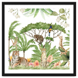 Watercolor Animals Savannah Landscape thumbnail