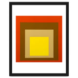 Josef Albers - Red, Brown, Golden thumbnail