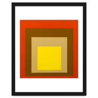 Josef Albers - Red, Brown, Golden
