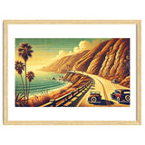 Vintage Coastal Road Journey Poster thumbnail