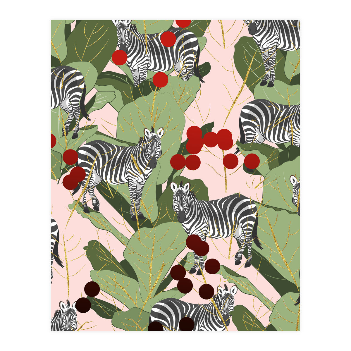 Zebra Harem #society6 #decor #buyart (Print Only)