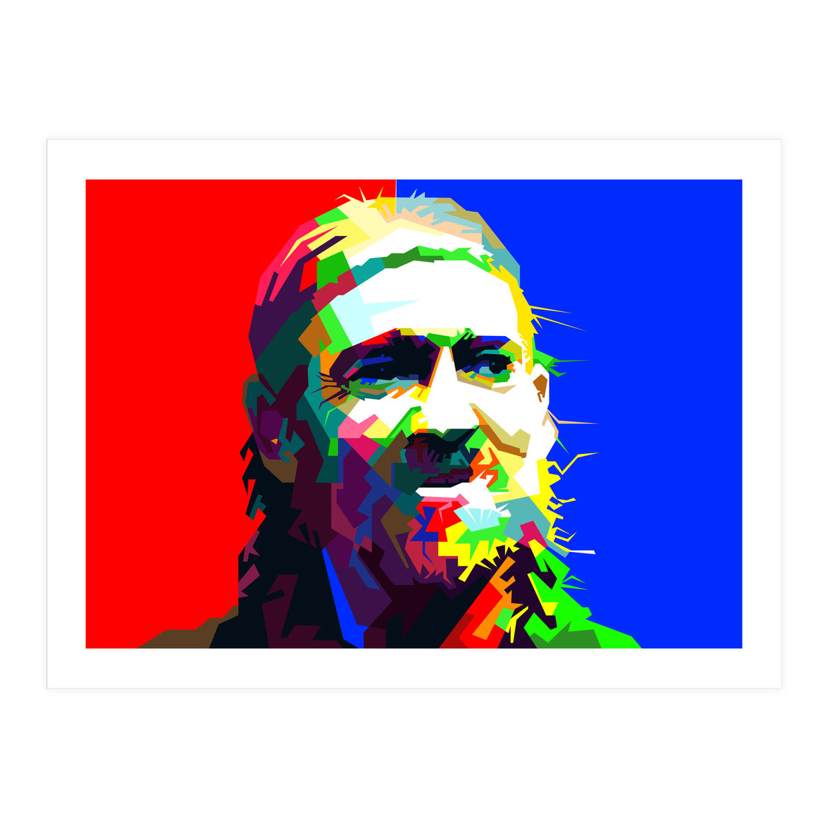 Willie Nelson Pop Art WPAP (Print Only)