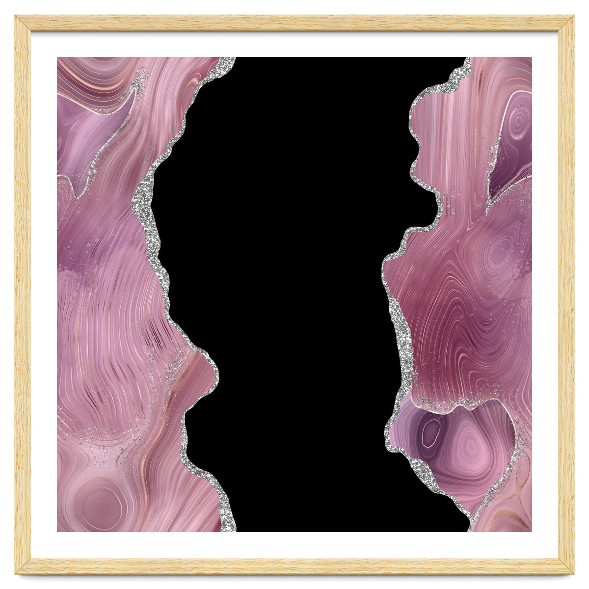 Mauve & Silver Agate Texture 02