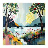 Serene Mountain Lake Landscape (Print Only) thumbnail