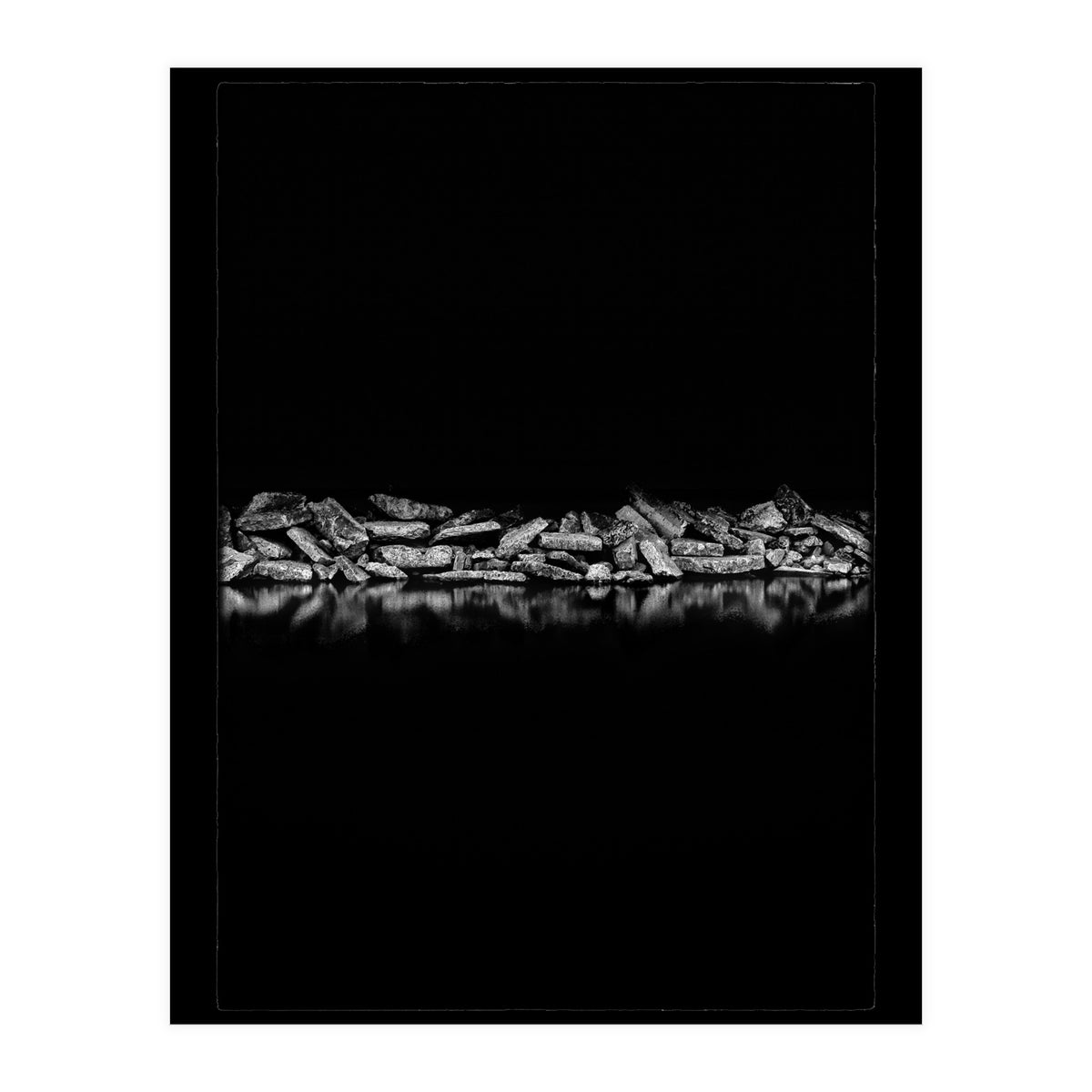 Breakwall No 1 with Border (Print Only)