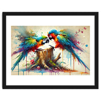 Tropical Macaw Pair