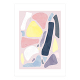Organic Rustic Abstract Shapes Pastel I (Print Only) thumbnail