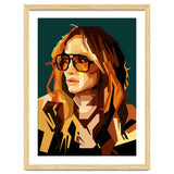 Jennifer Lopez Celebrity Art Retro Style Illustration thumbnail
