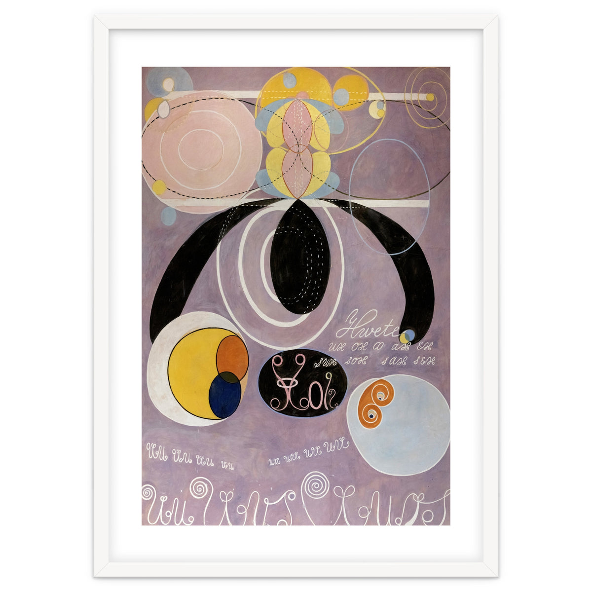 Hilma af Klint The - Ten Largest No 6 Adulthood Abstract Spiritual Art