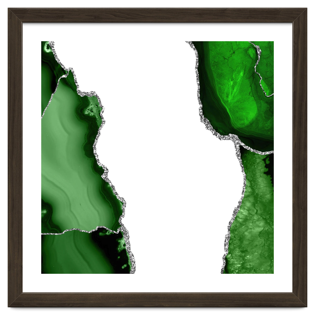Green & Silver Agate Texture 15