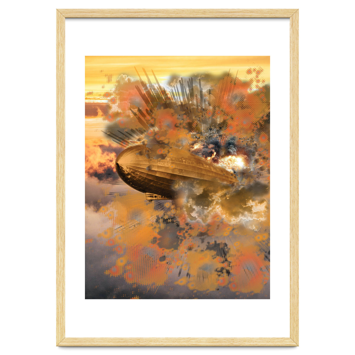 Zeppelin Balloon Explosion