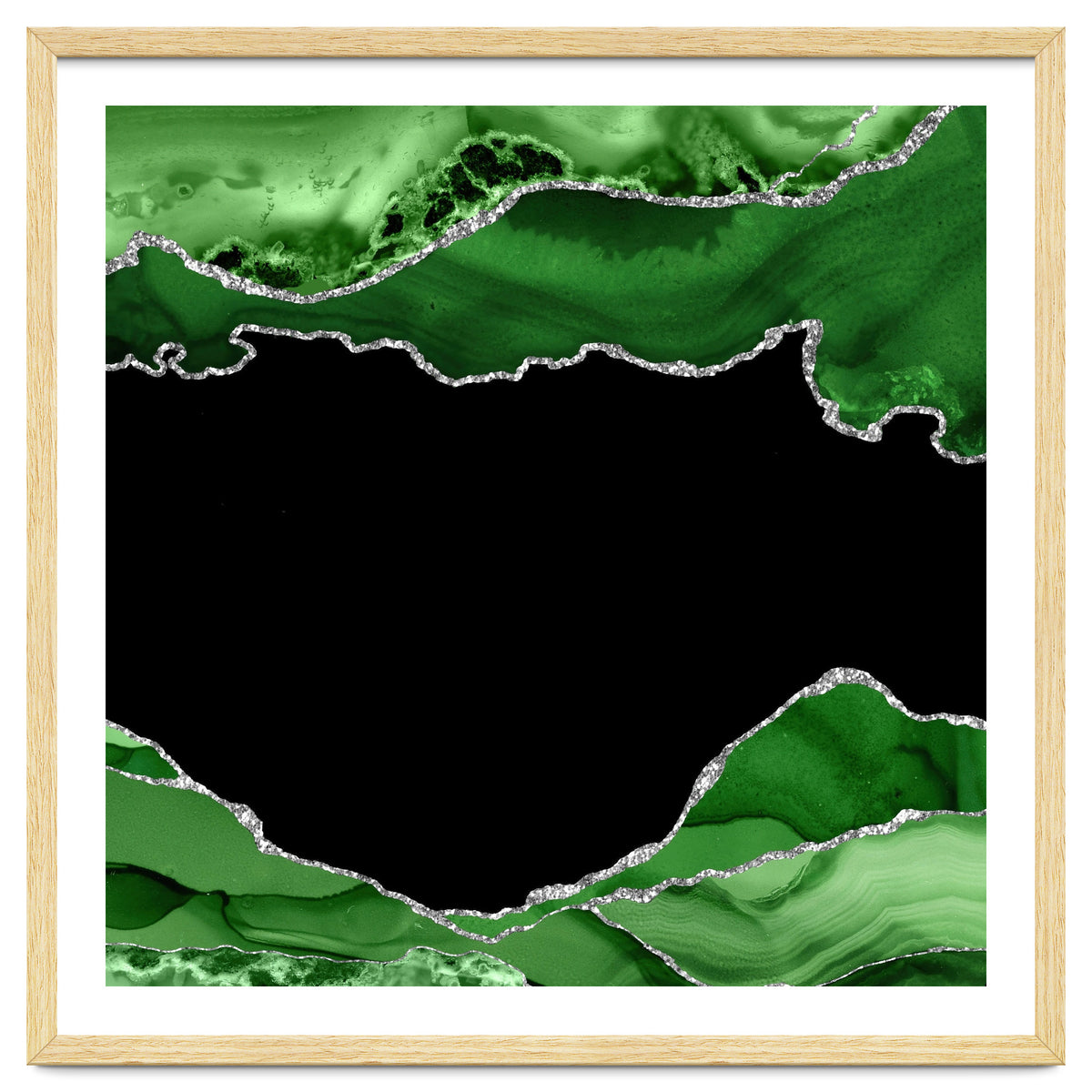 Green & Silver Agate Texture 04