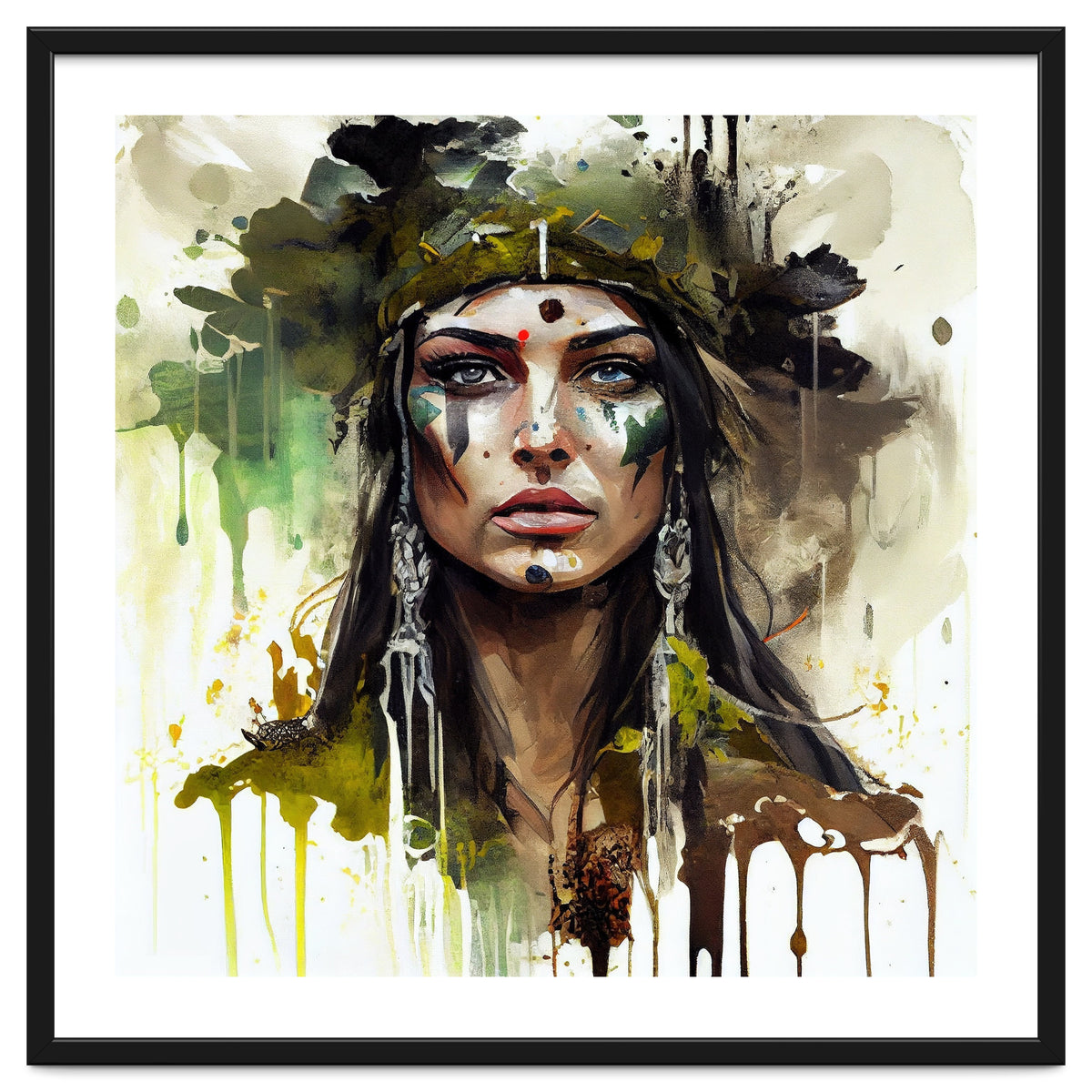 Ceremonial Druid Warrior Portrait