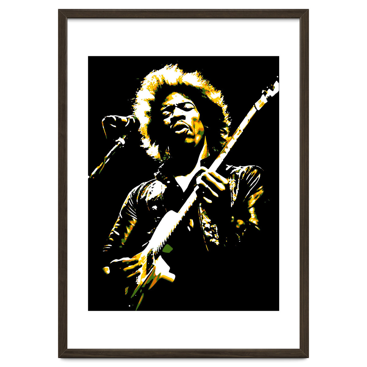 Jimi Hendrix in Pop Art