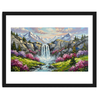 Alpine Waterfall Serenade