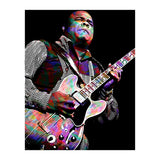 Freddie King American Blues Guitarist Colorful (Print Only) thumbnail