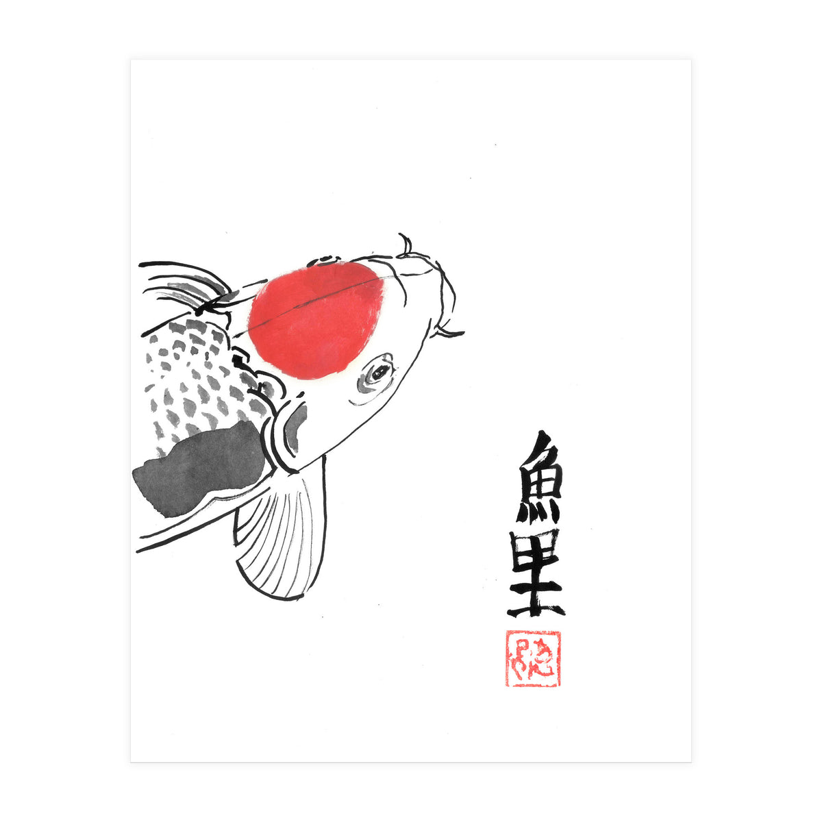 Karp Koi Close Up (Print Only)