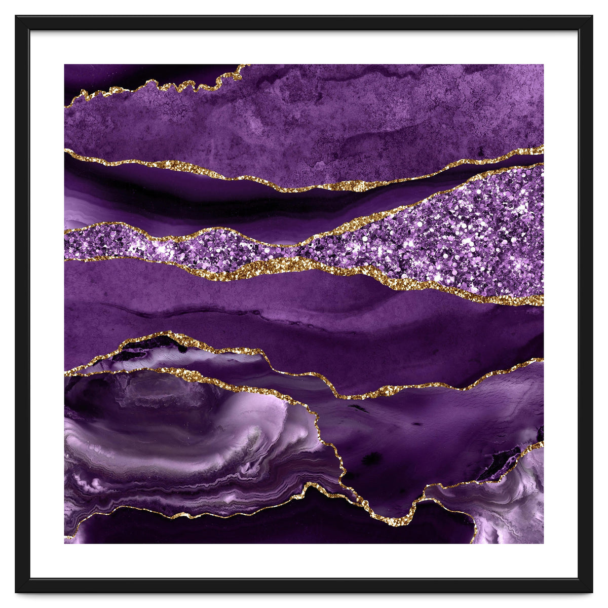 Agate Glitter Ocean Texture 01